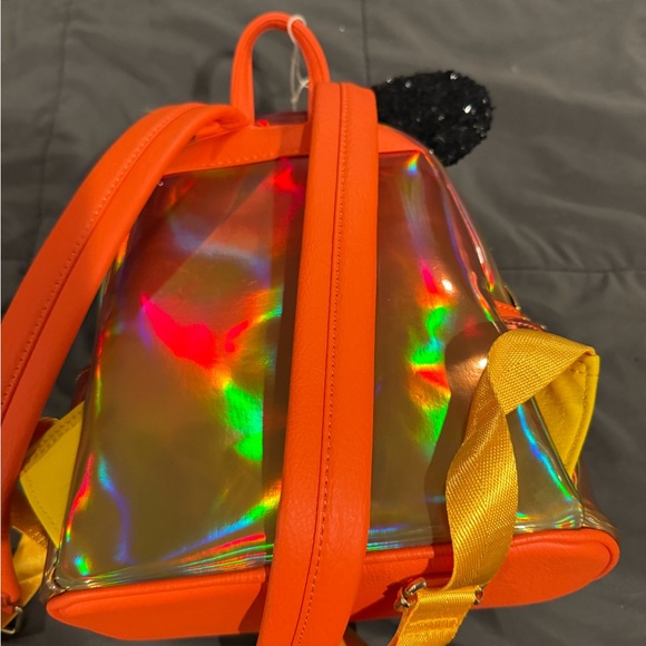 Loungefly Disney Halloween Gold and Black Sequin Backpack